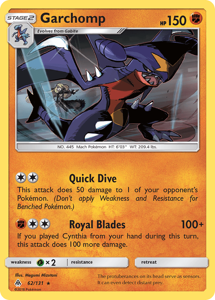 Garchomp (62/131) [Sun & Moon: Forbidden Light] (Online Only)
