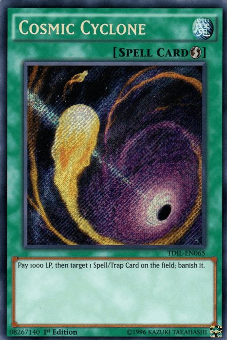 Cosmic Cyclone [TDIL-EN065] Secret Rare (ONLINE ORDER ONLY)
