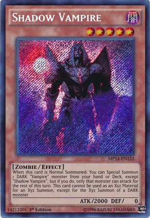 Shadow Vampire [MP14-EN152] Secret Rare (ONLINE ORDER ONLY)