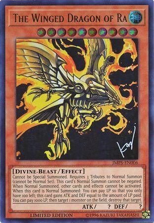 The Winged Dragon of Ra [JMPS-EN006] Ultra Rare (ONLINE ORDER ONLY)