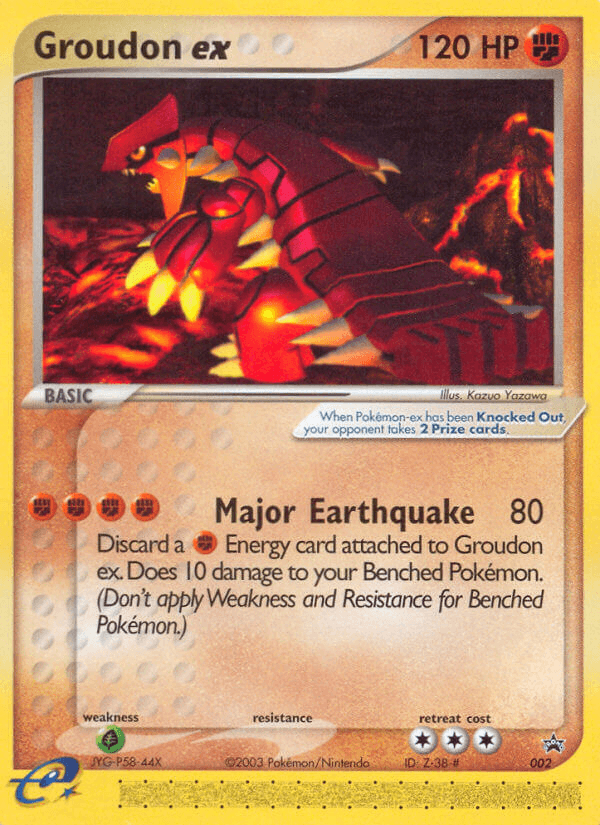 Groudon ex (002) [Nintendo: Black Star Promos] (Online Only)