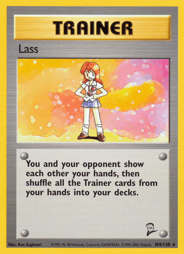 Lass (104/130) [Base Set 2] (Online Only)