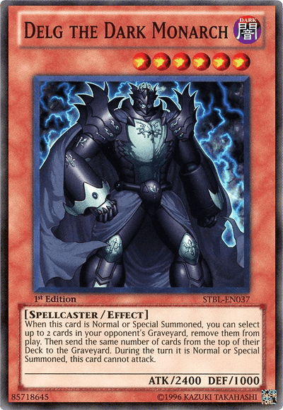 Delg the Dark Monarch [STBL-EN037] Super Rare (ONLINE ORDER ONLY)