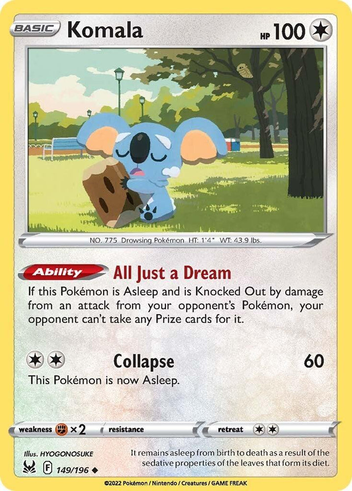 Komala (149/196) [Sword & Shield: Lost Origin] (Online Only)