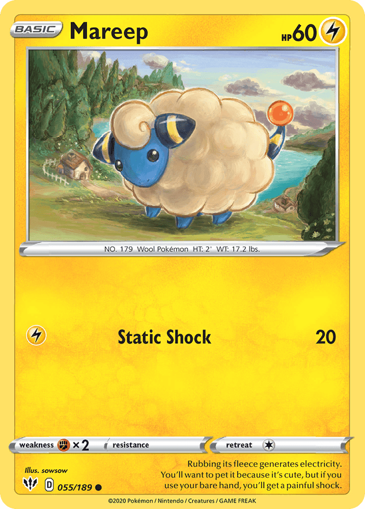 Mareep (055/189) [Sword & Shield: Darkness Ablaze] (Online Only)