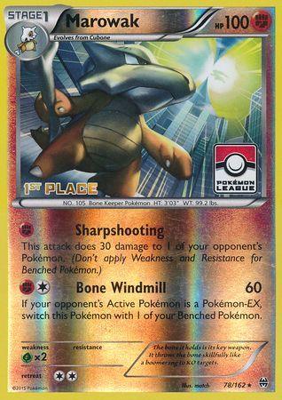 Marowak (78/162) (League Promo 1st Place) [XY: BREAKthrough] (Online Only)