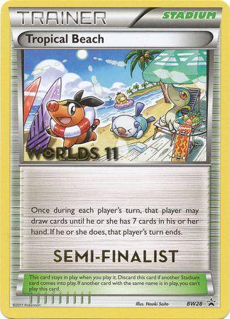 Tropical Beach (BW28) (Semi Finalist) [Black & White: Black Star Promos] (Online Only)