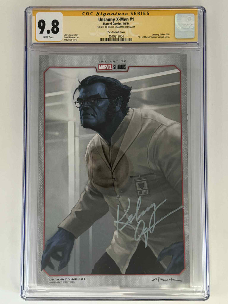 [Signed by Kelsey Grammar] Uncanny X-Men #1 CGC 9.8 Yellow Label Andy Park Exclusive Virgin Var (ONLINE ORDER ONLY)