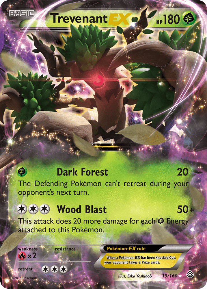 Trevenant EX (19/160) [XY: Primal Clash] (Online Only)