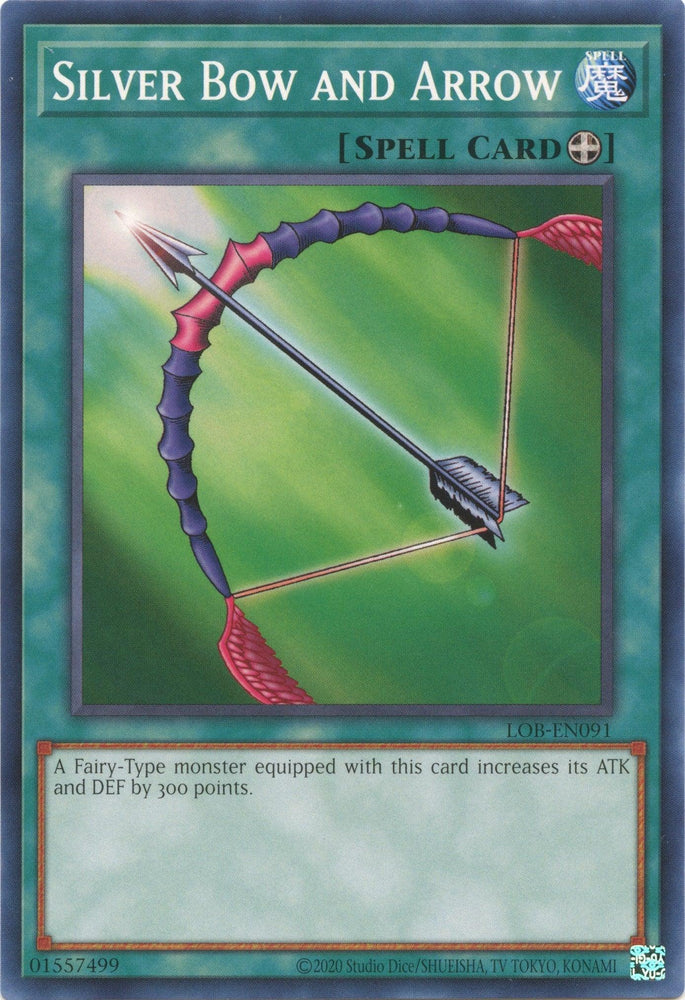Silver Bow and Arrow (25th Anniversary) [LOB-EN091] Common (ONLINE ORDER ONLY)