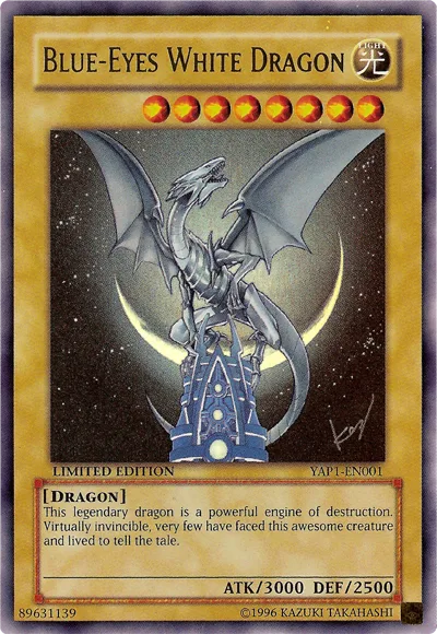 Blue-Eyes White Dragon [YAP1-EN001] Ultra Rare