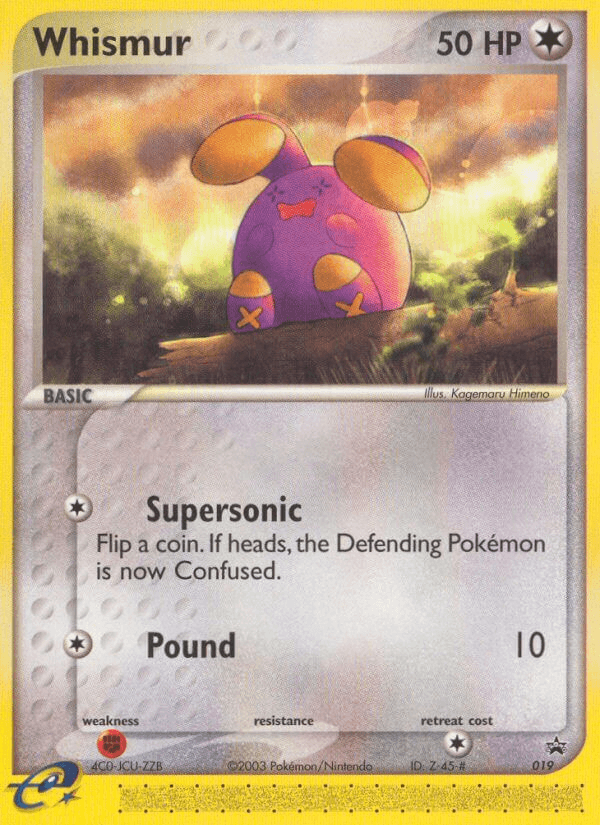 Whismur (019) [Nintendo: Black Star Promos] (Online Only)