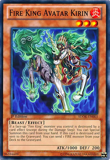 Fire King Avatar Kirin [SDOK-EN003] Common