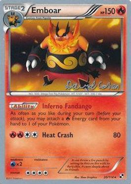 Emboar (20/114) (Twinboar - David Cohen) [World Championships 2011] (Online Only)