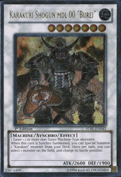 Karakuri Shogun mdl 00 "Burei" [STBL-EN043] Ultimate Rare (ONLINE ORDER ONLY)