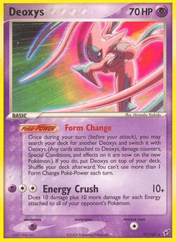 Deoxys (17/107) [EX: Deoxys] (Online Only)