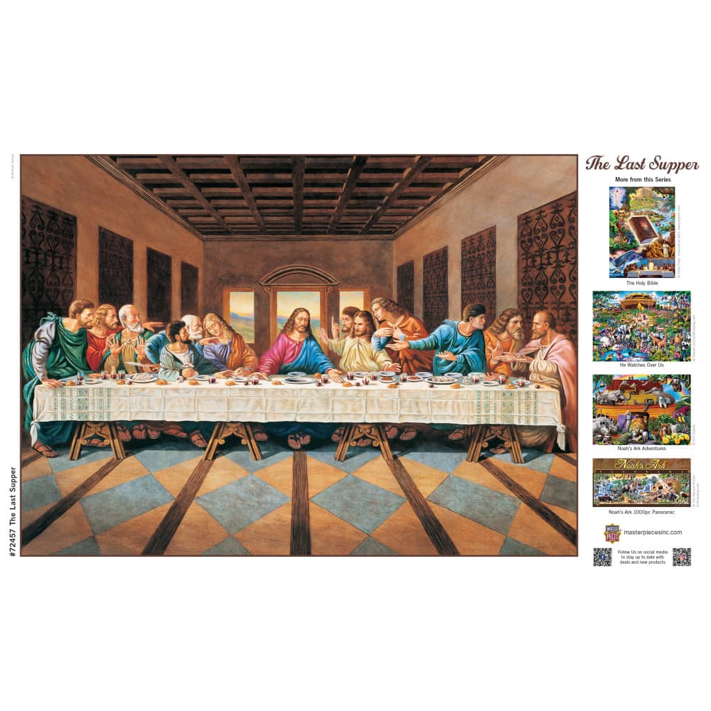 Inspirational - The Last Supper 1000 Piece Jigsaw Puzzle