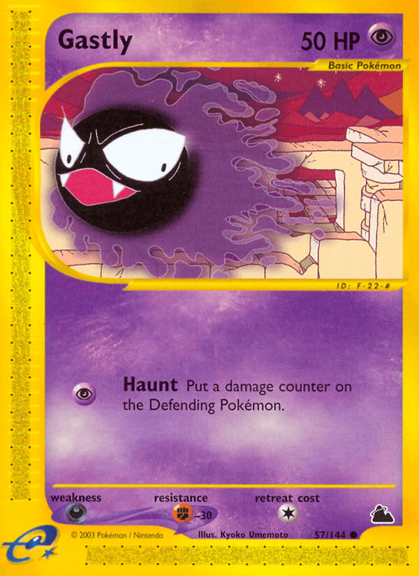 Gastly (57/144) [Skyridge] (Online Only)