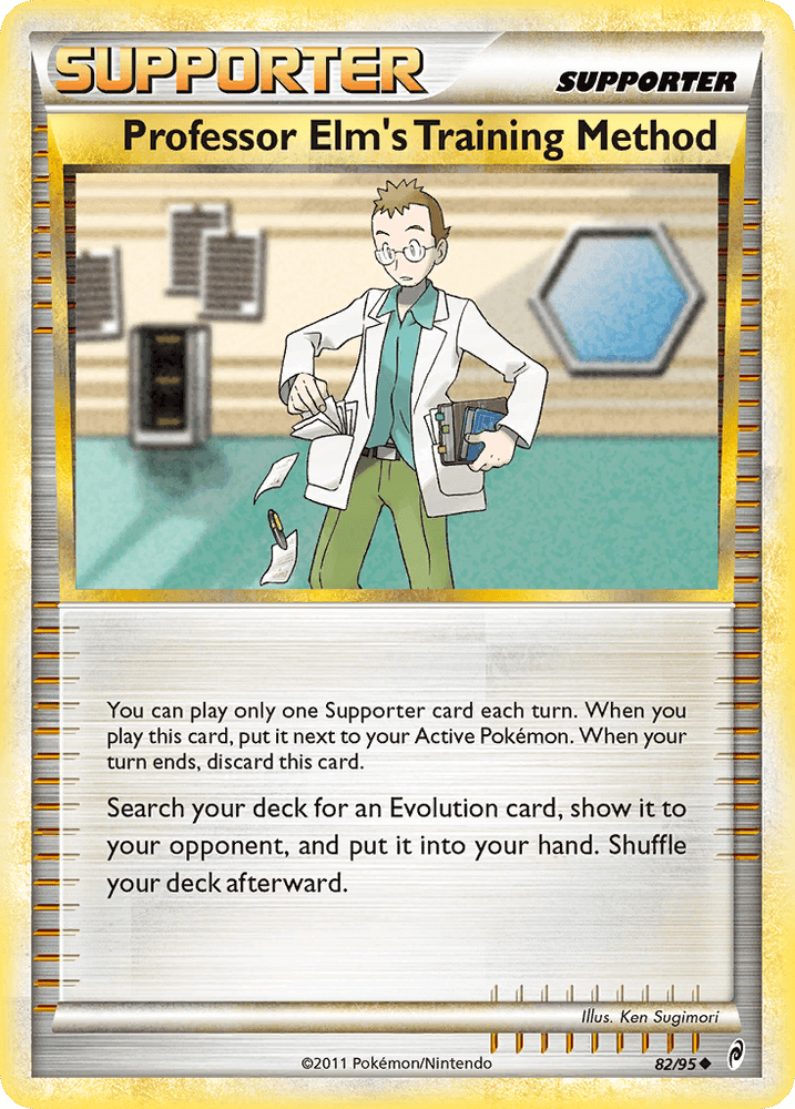 Professor Elm's Training Method (82/95) [HeartGold & SoulSilver: Call of Legends] (Online Only)