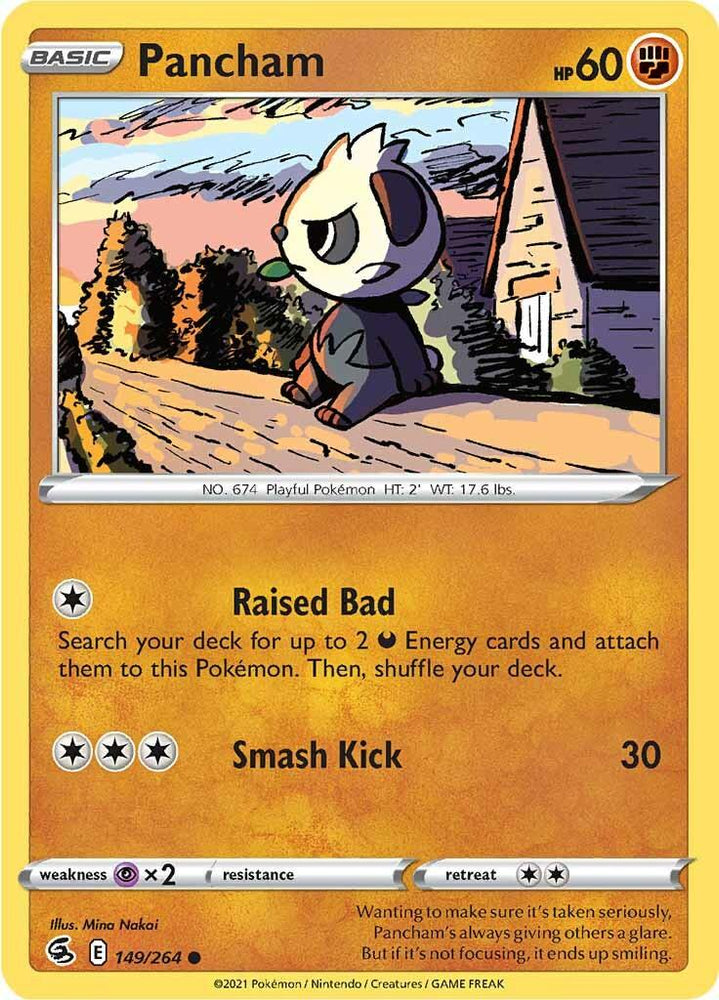 Pancham (149/264) [Sword & Shield: Fusion Strike] (Online Only)
