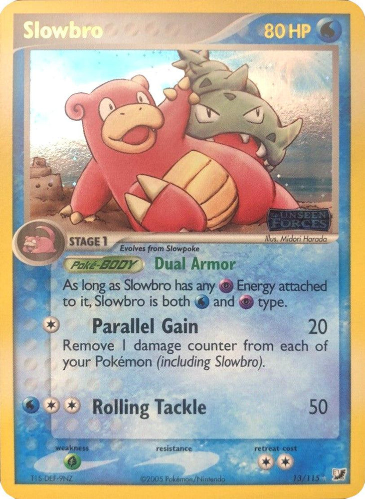 Slowbro (13/115) (Stamped) [EX: Unseen Forces] (Online Only)