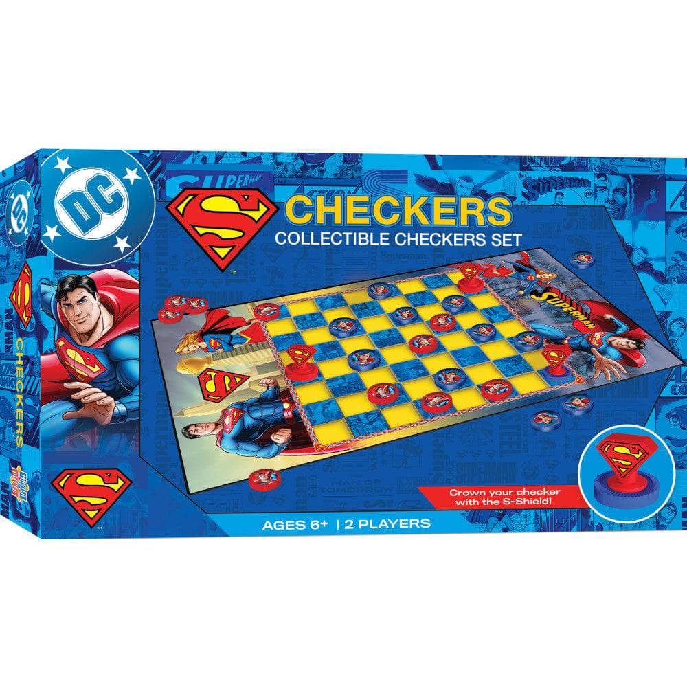 Superman Checkers Board Game