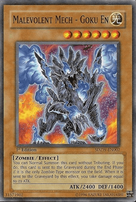Malevolent Mech - Goku En [SDZW-EN002] Common (ONLINE ORDER ONLY)