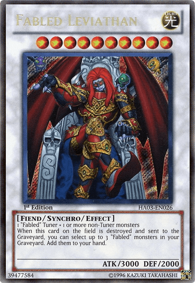 Fabled Leviathan [HA03-EN026] Secret Rare (ONLINE ORDER ONLY)
