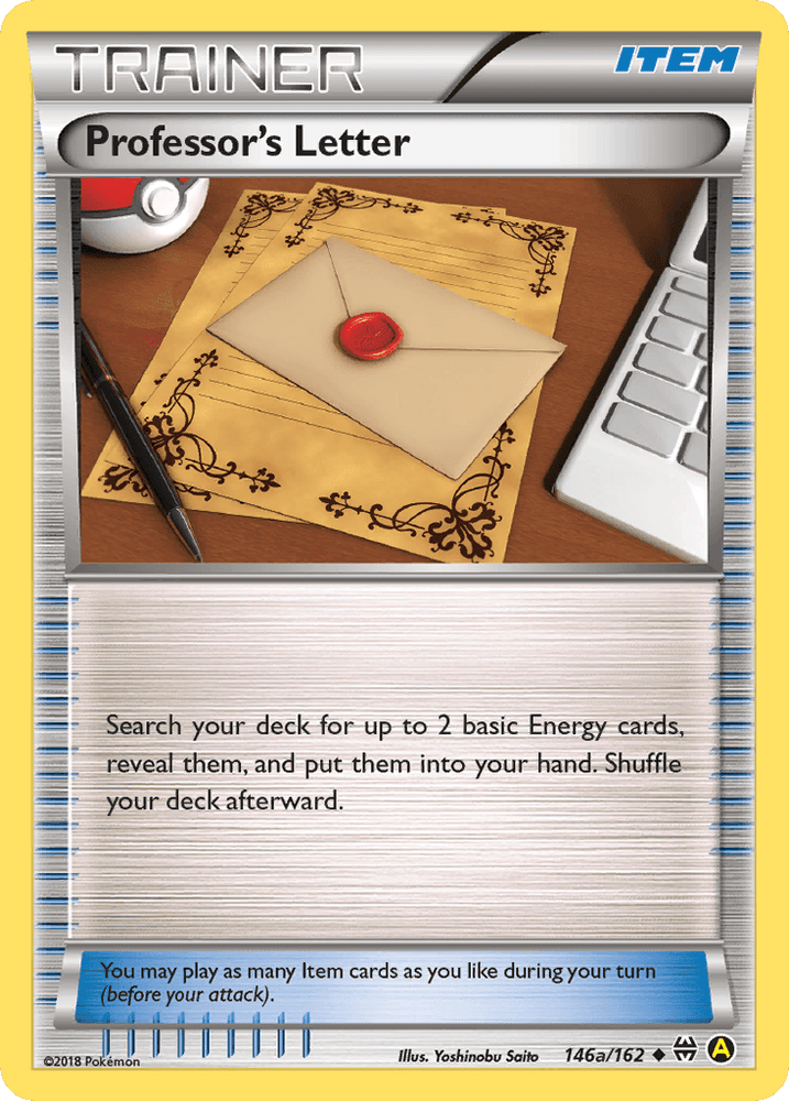 Professor's Letter (146a/162) [Alternate Art Promos] (Online Only)