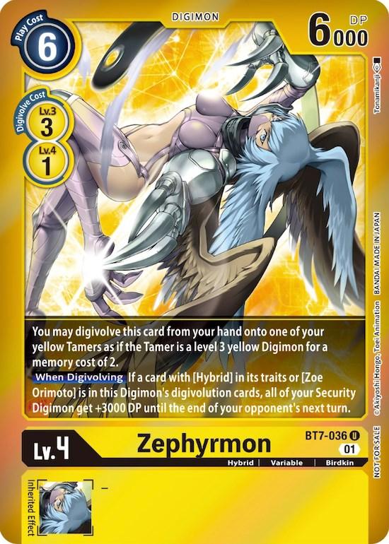 Zephyrmon [BT7-036] (Event Pack 3) [Next Adventure Promos] (ONLINE ORDER ONLY)