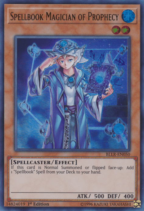 Spellbook Magician of Prophecy [BLLR-EN050] Ultra Rare (ONLINE ORDER ONLY)