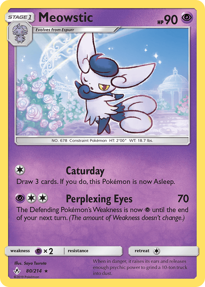 Meowstic (80/214) [Sun & Moon: Unbroken Bonds] (Online Only)