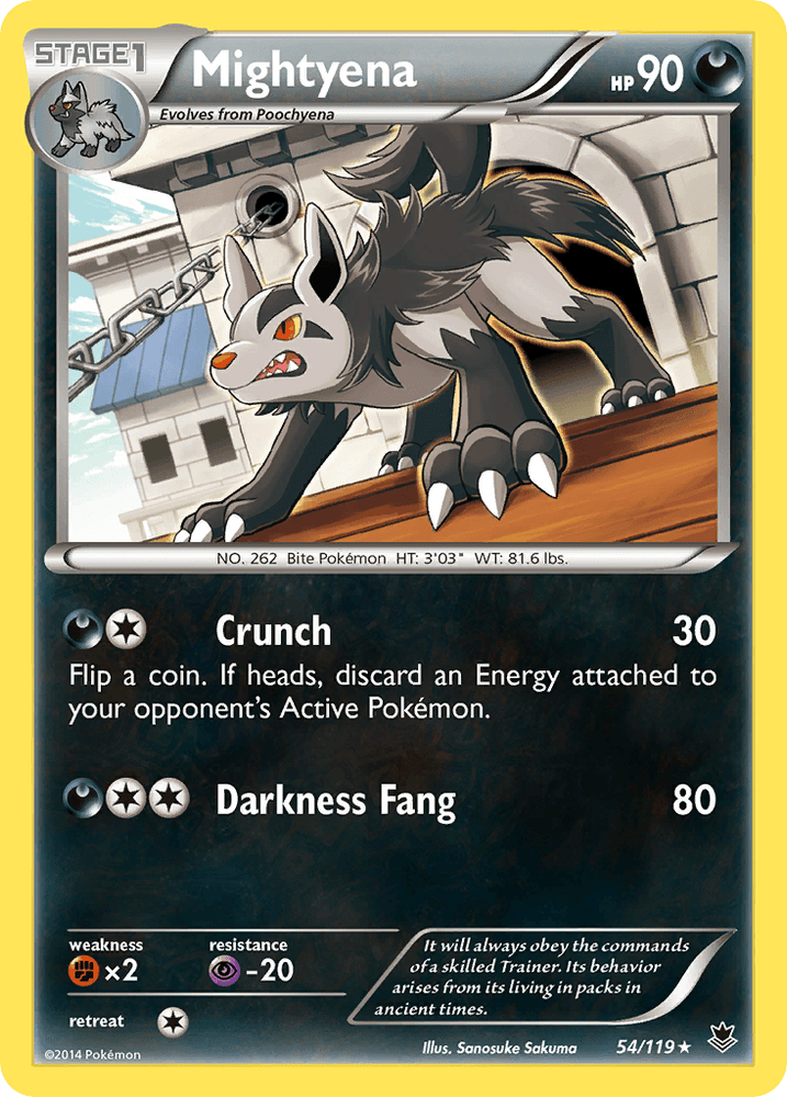 Mightyena (54/119) [XY: Phantom Forces] (Online Only)
