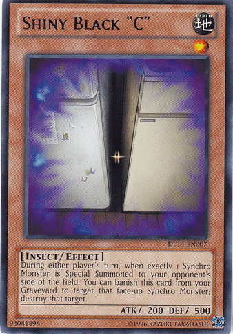 Shiny Black "C" (Blue) [DL14-EN007] Rare (ONLINE ORDER ONLY)