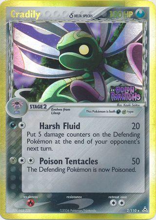 Cradily (2/110) (Delta Species) (Stamped) [EX: Holon Phantoms] (Online Only)