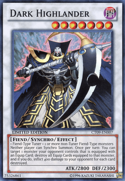 Dark Highlander [CT09-EN007] Super Rare (ONLINE ORDER ONLY)