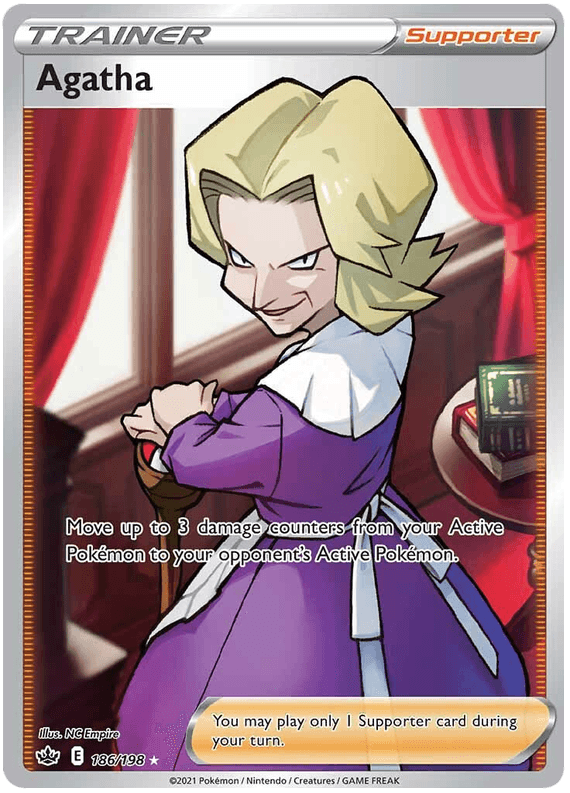 Agatha (186/198) [Sword & Shield: Chilling Reign] (Online Only)