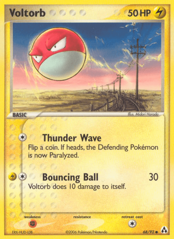 Voltorb (68/92) [EX: Legend Maker] (Online Only)