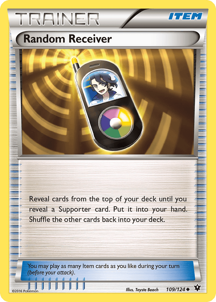 Random Receiver (109/124) [XY: Fates Collide] (Online Only)