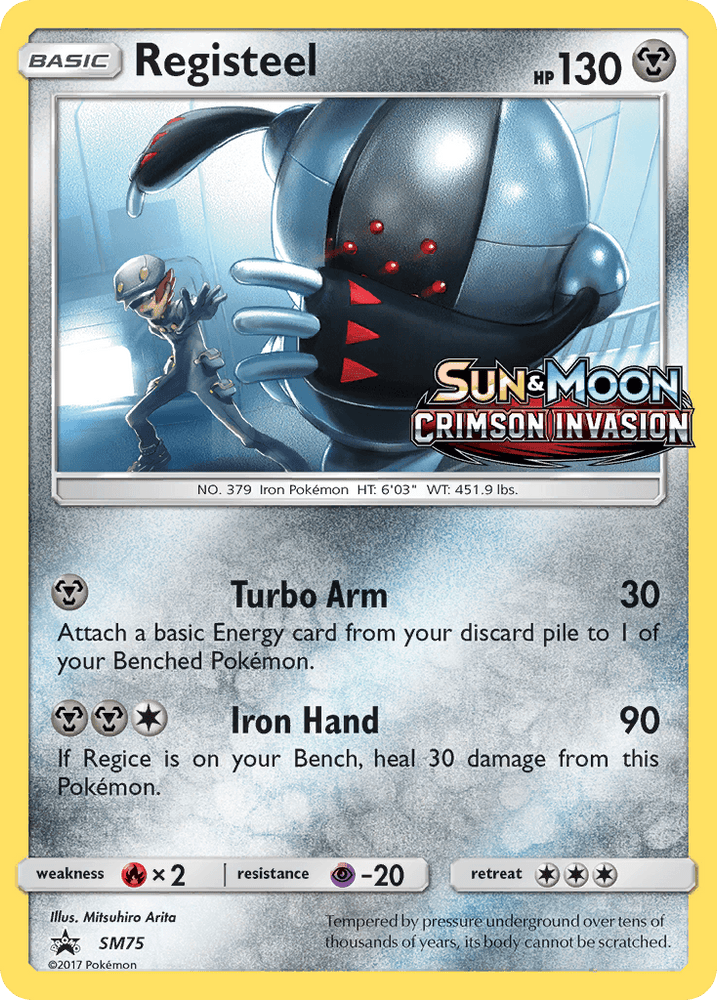Registeel (SM75) [Sun & Moon: Black Star Promos] (Online Only)