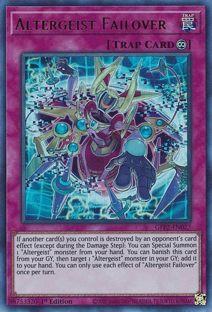 Altergeist Failover [GFP2-EN027] Ultra Rare (ONLINE ORDER ONLY)