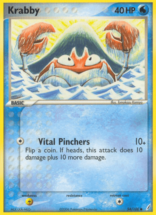 Krabby (54/100) [EX: Crystal Guardians] (Online Only)