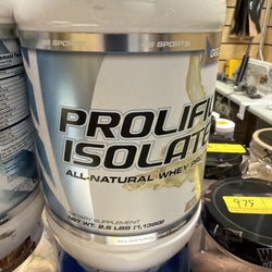 Prolific Isolate - Vanilla (40 Servings) Exp 10/26 (ONLINE ORDER ONLY)