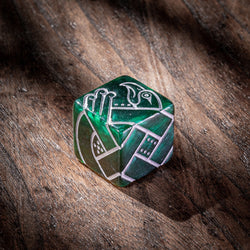 9 Celtic Animals Knot Dice - Wolfhound & Eagle (ONLINE ORDER ONLY)