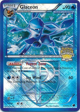 Glaceon (23/116) (City Championship Promo) [Black & White: Plasma Freeze] (Online Only)