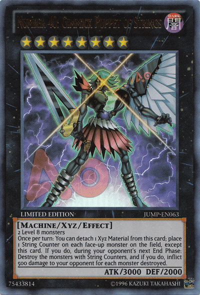 Number 40: Gimmick Puppet of Strings [JUMP-EN063] Ultra Rare (ONLINE ORDER ONLY)