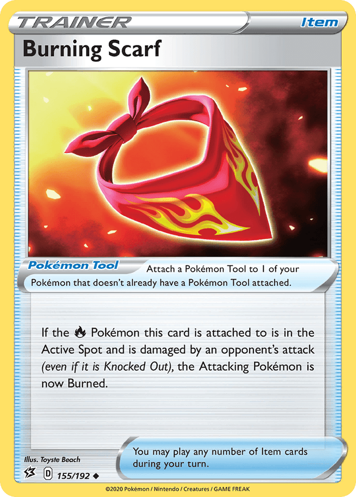 Burning Scarf (155/192) [Sword & Shield: Rebel Clash] (Online Only)