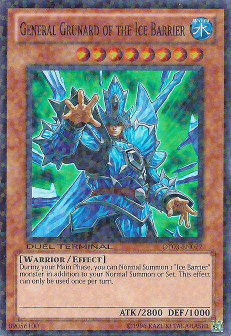 General Grunard of the Ice Barrier [DT03-EN077] Super Rare (ONLINE ORDER ONLY)