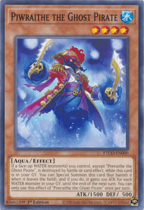 Piwraithe the Ghost Pirate [ETCO-EN000] Common (ONLINE ORDER ONLY)
