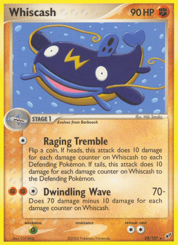 Whiscash (28/107) [EX: Deoxys] (Online Only)